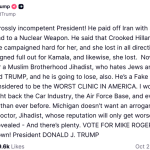 Trump attacks Barack Obama and Abdul El-Sayed on Truth Social