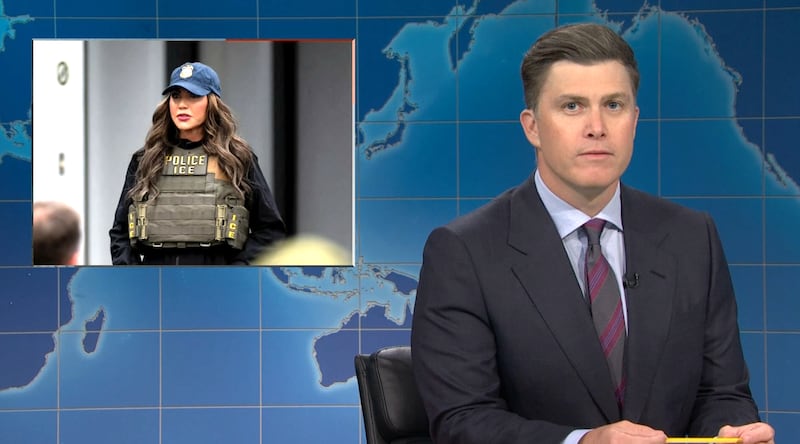 Colin Jost Gets Loud Groans for Brutal ICE Barbie Prank on 'SNL'