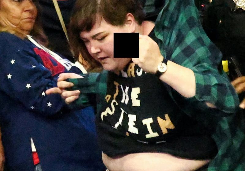 Trump mocks appearance of woman violently attacked at his rally