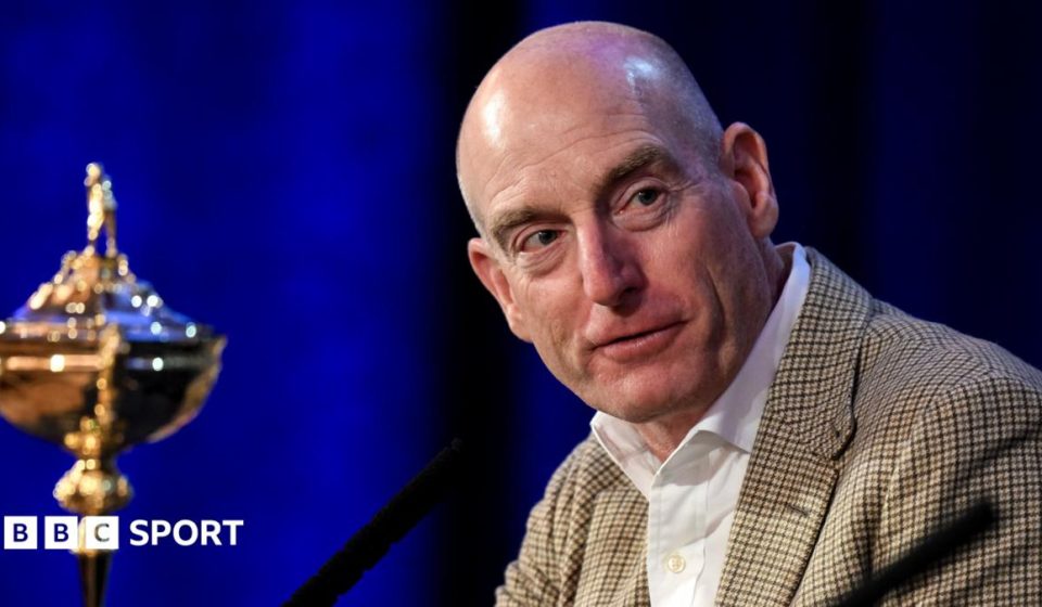 Ryder Cup 2027: Captain Jim Furyk says USA will be 'underdogs' at Adare Manor