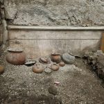 Ancient cosmetics, coins and mouse skeletons discovered in Pompeii home shed light on life before deadly eruption