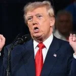 Trump, on Columbus Day, says 'days of looting are over'