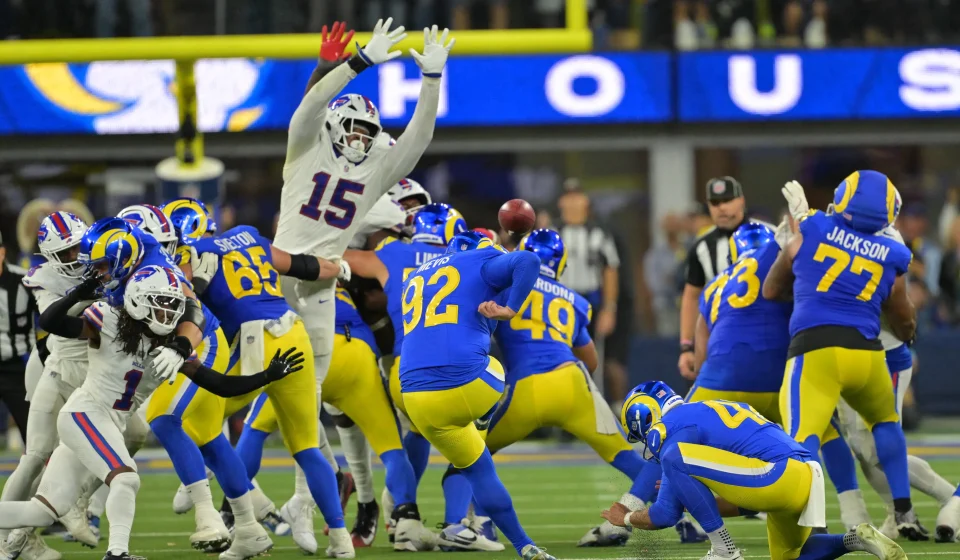 Sean McVay: The trajectory of the Rams' blocked FG was 'far'