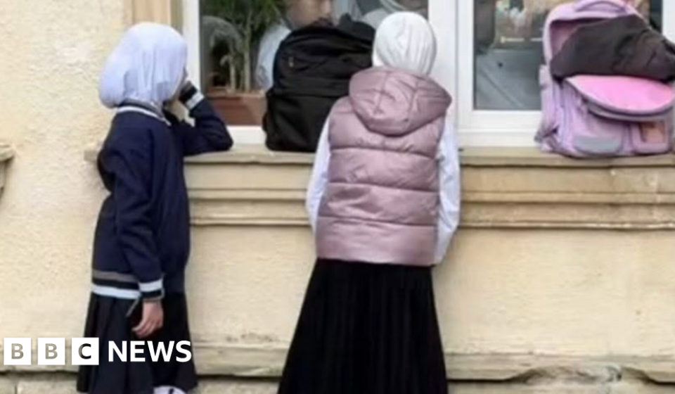School headscarf ban sparks rare protests in Azerbaijan and row with Turkey - BBC News Africa