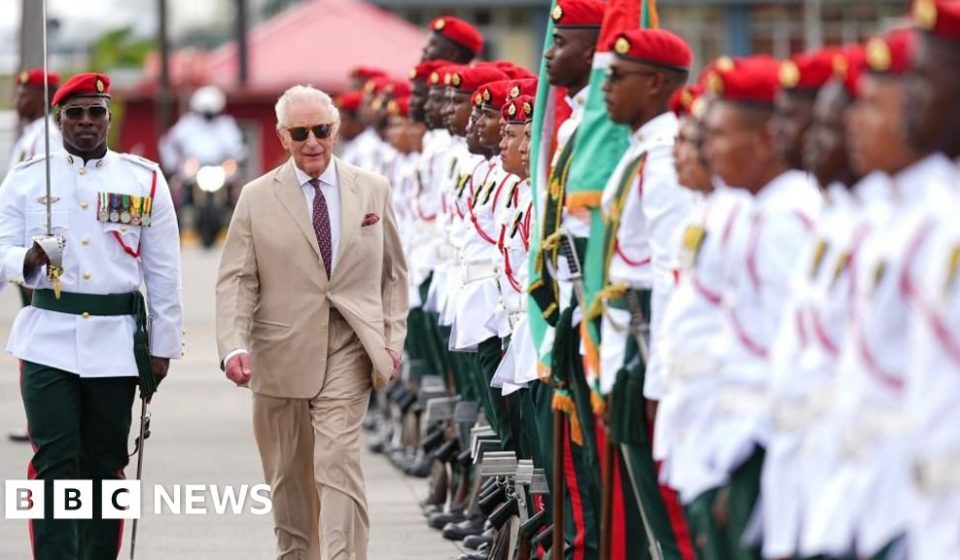 King Charles arrives in Guyana as Bahamas visit declared 'diplomatic success' - BBC News Africa