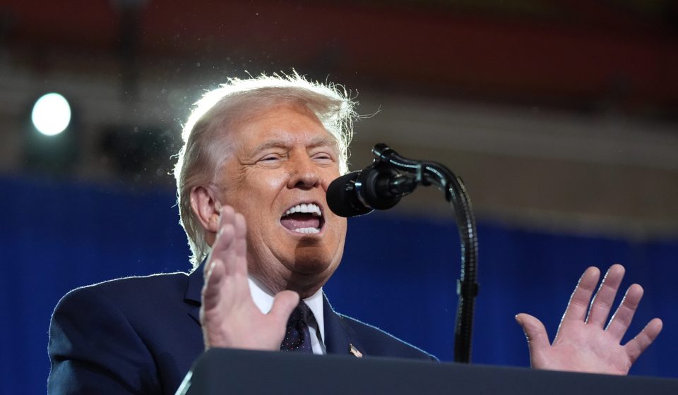 Garrett Haake says he's never seen Trump in a smaller venue