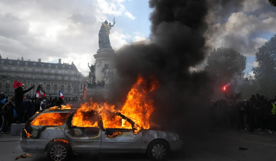 Europe map shows countries affected by protests this week