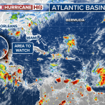 Tropical unrest moves closer to Gulf as Atlantic hurricane season enters October