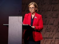 Nepo senator Darline Graham flees after debate against Annie Andrews