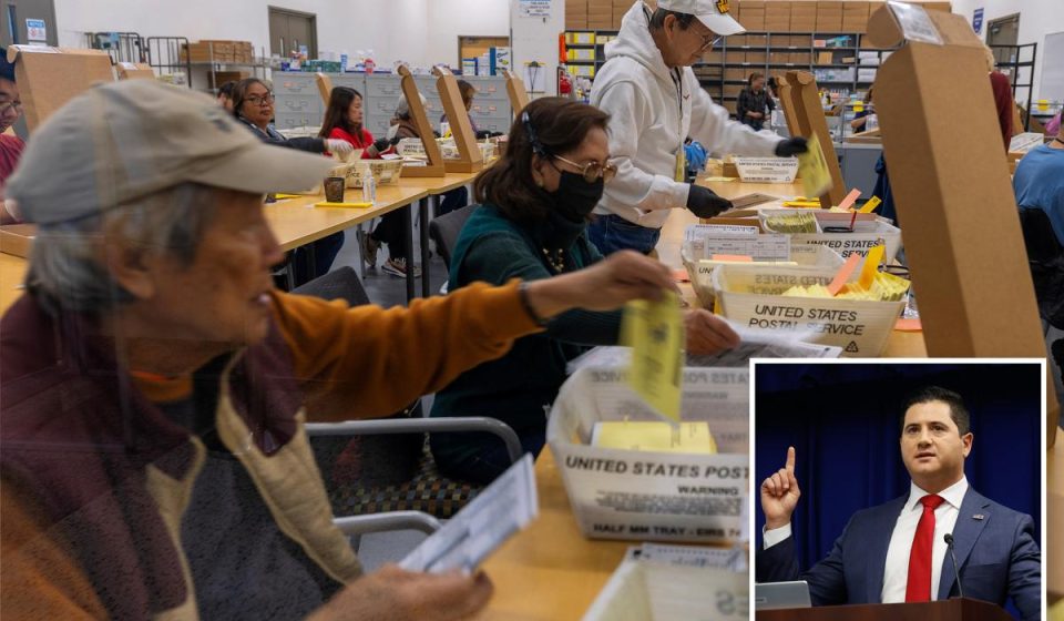 DOJ Moves to Block Counting of 20,000 Disputed Ballots in California