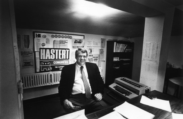 Dennis Hastert, former speaker of the Illinois House of Representatives, has died