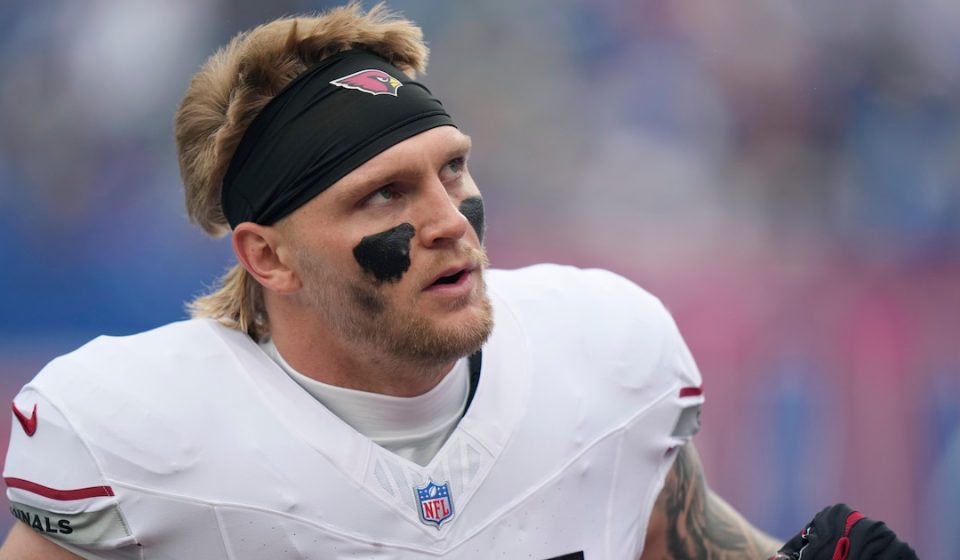 NFL investigates after referee yells at Trey McBride in viral video of Cardinals vs. Giants