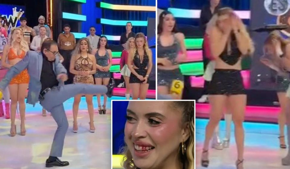 TV show host sends drone into model's face – blaming her shoes for accident