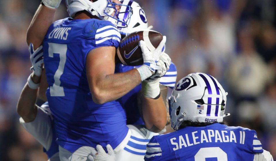 Bear Bachmeier found Walker Lyons and BYU found an unforgettable night