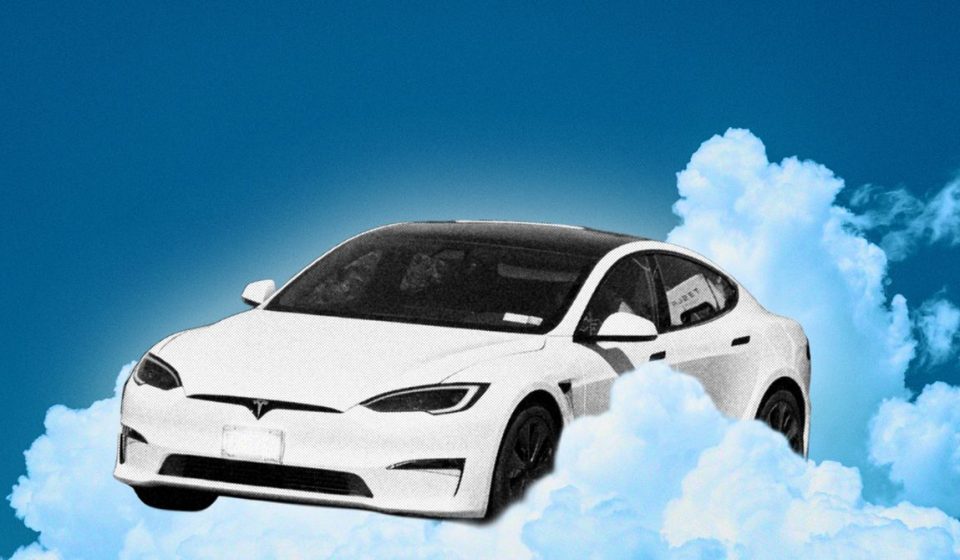 A Tesla flying car? I don't know, man