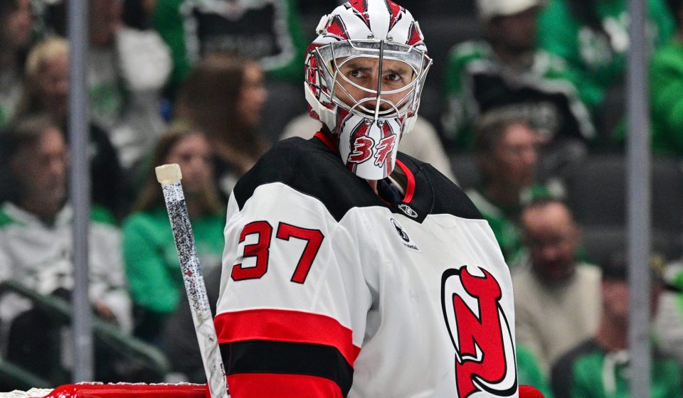 Connor Hellebuyck is a devil Connor Hellebuyck is a devil