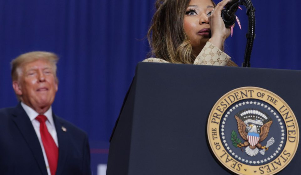 Trump praises Nicki Minaj’s body at Michigan rally ahead of midterm elections Trump praises Nicki Minaj's body at Michigan rally ahead of midterm elections