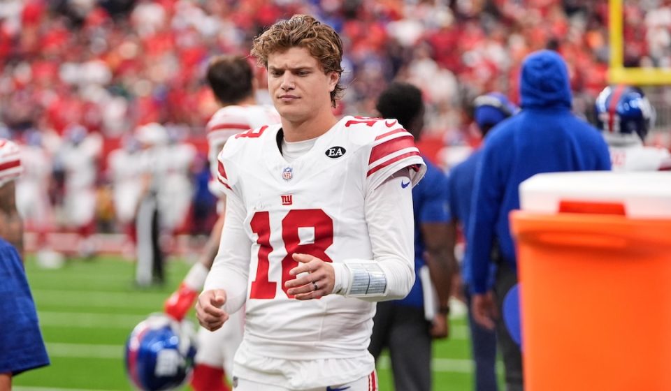 Giants’ JJ McCarthy explains ‘cheesy’ reason he’s not wearing Eye Black against CJ Stroud, Texans Giants' JJ McCarthy explains 'cheesy' reason he's not wearing Eye Black against CJ Stroud, Texans