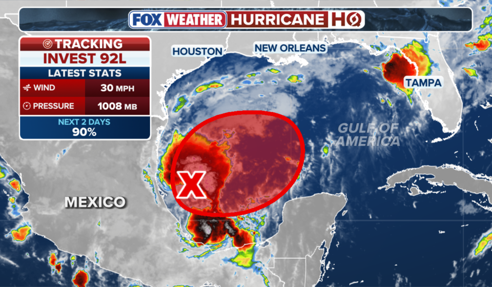 A tropical depression is likely to form in the Gulf this week, but the storm's future remains uncertain