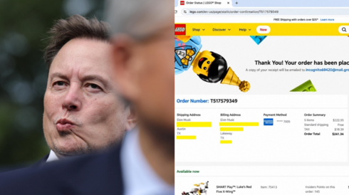 Elon Musk Asks Grok to Buy Lego and Accidentally Exposes Addresses and Credit Card Details Elon Musk Asks Grok to Buy Lego and Accidentally Exposes Addresses and Credit Card Details