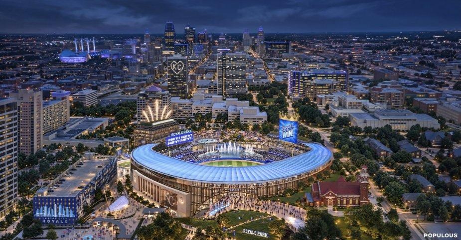 Crown Vision, fountains part of new renderings of Royals' downtown ballpark