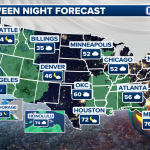 Halloween forecast: More than 20 states expect rain in their forecasts