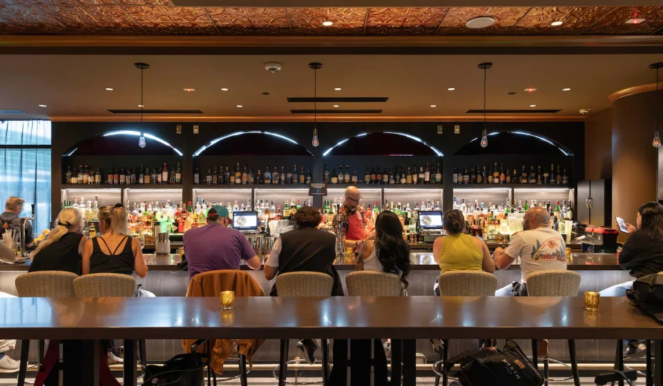 In airports, secret bars promise an escape. If you can find them.