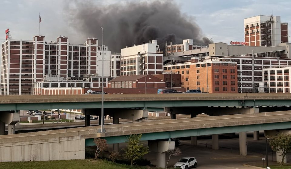 UPDATE: No one injured after fire and explosion at Quaker Oats in downtown Cedar Rapids
