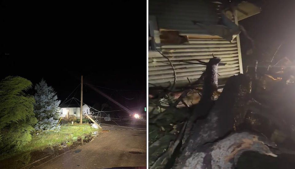 Possible tornado tears through Heber-Overgaard, causing damage and outages