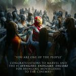James Cameron congratulates the box office success of Avengers: Endgame with a crazy image