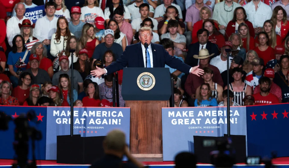 Trump defends White House redecoration – and Cheesecake Factory – against Obama mockery
