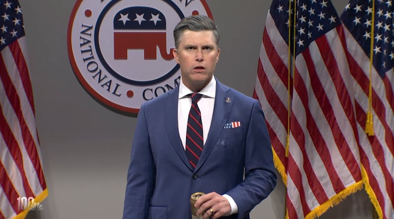 SNL's Colin Jost humiliates Pentagon 'weird' Pete Hegseth