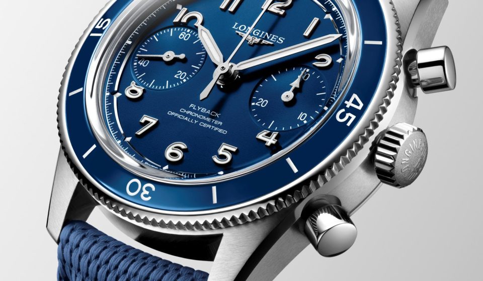 New: Longines Spirit Pilot and Spirit Pilot Flyback with blue dials