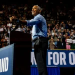 Obama blasts Trump administration at rally in Cleveland
