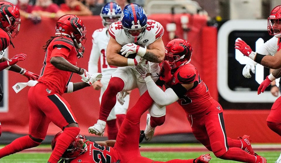 Harbaugh thanks players, including JJ McCarthy and Cam Skattebo, and 'Lord God in Heaven' for Giants OT win