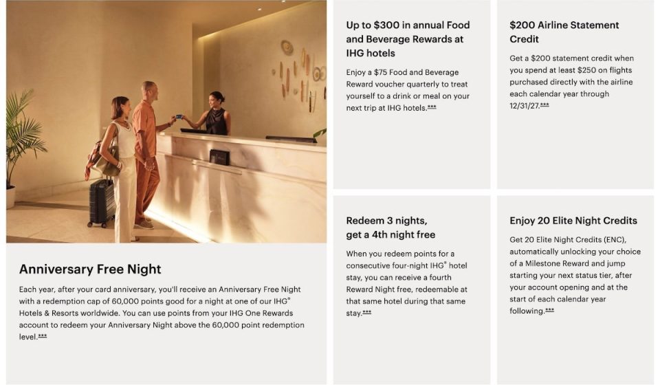 New $350 IHG ​​One Rewards Premier Select Card: 200,000 Bonus Points, Solid Perks