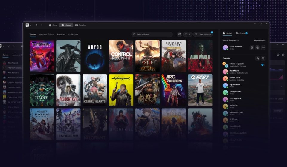 Epic's new game launcher is 'ambience-coded'