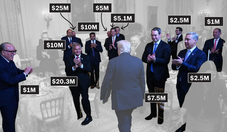 Secret documents reveal donors behind $330 million for Trump ballroom