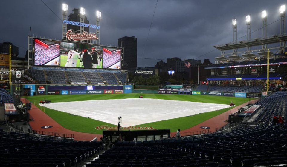 Rain forces MLB to postpone Guardians-Rays ALCS Game 4 in Cleveland