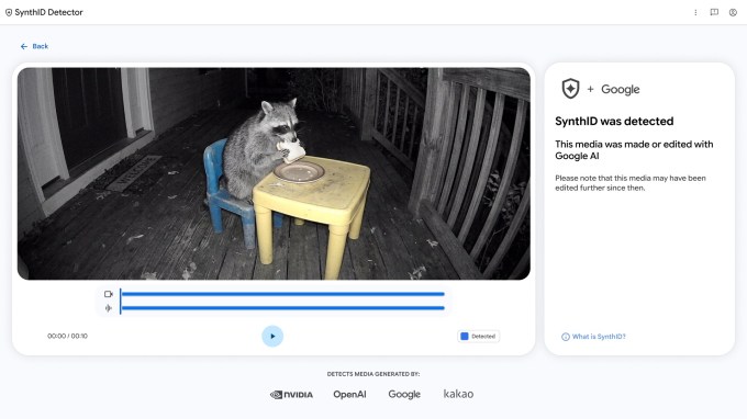Google's new SynthID website can identify AI-generated media