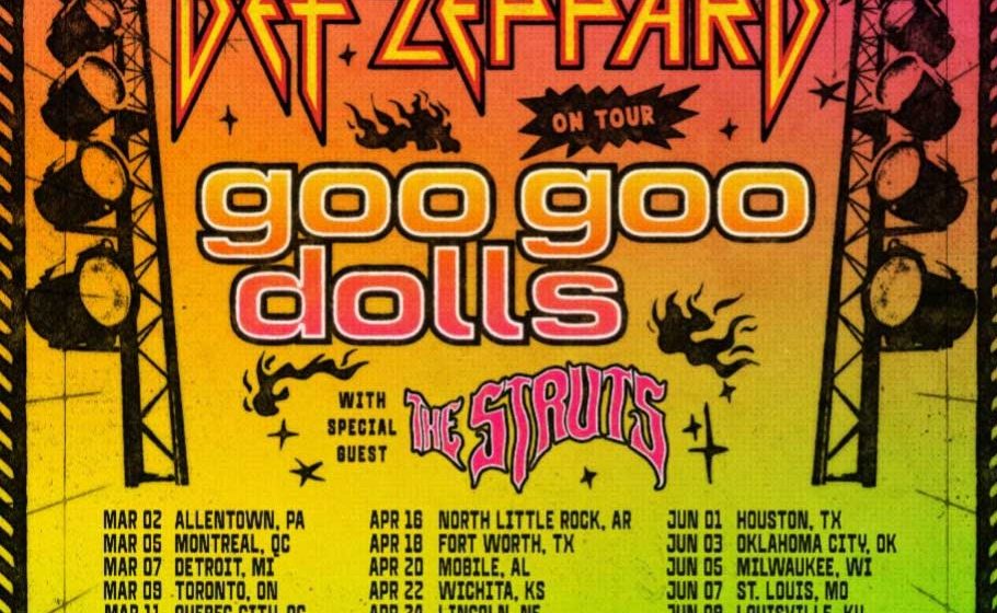 Def Leppard announces tour with Goo Goo Dolls and The Struts