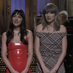 Taylor Swifts crashes SNL while Dakota Johnson is host