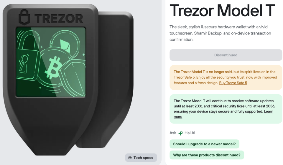 Trezor wallets are also compromised by implants