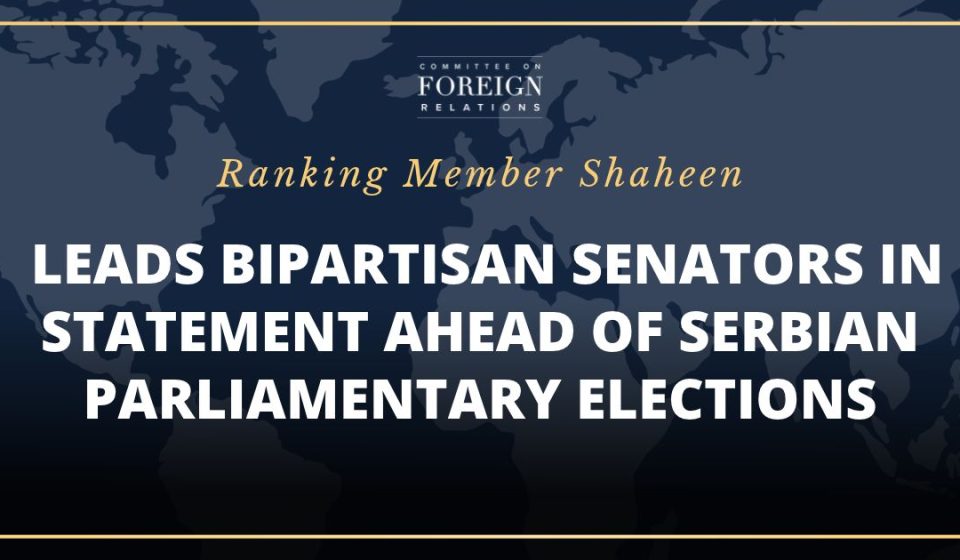 (10/20/2026) Ranking Member Shaheen Leads Bipartisan Senators in...