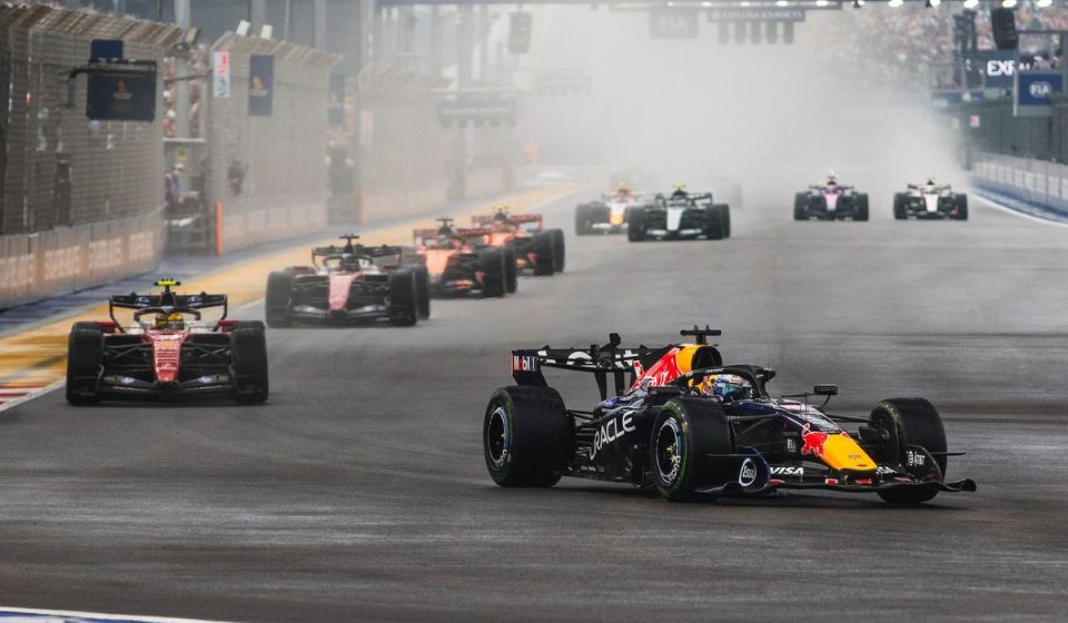 Starting grid for the 2026 Singapore F1 GP with several penalties and pit starts