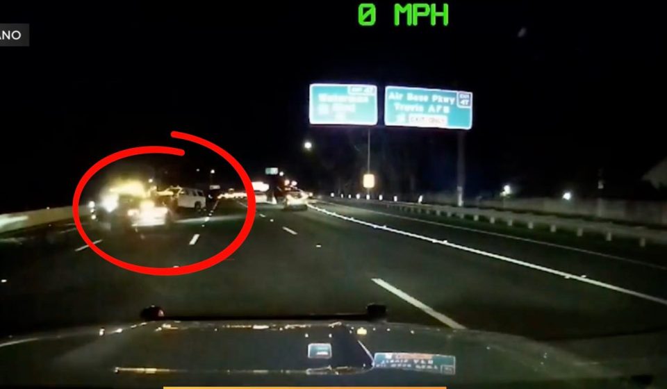 Tesla driver says he was sleeping under FSD when he hit CHP car, 2 officers injured