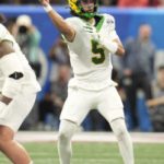 Oregon quarterback Dante Moore expected to miss remainder of season