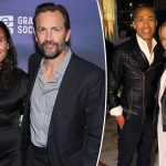 Andrew Shue and Marilee Fiebig got engaged after exes Amy Robach and TJ Holmes' private wedding ceremony