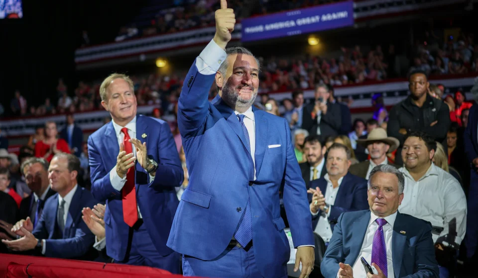 In Texas Senate race, Ted Cruz tries to push Ken Paxton across the finish line