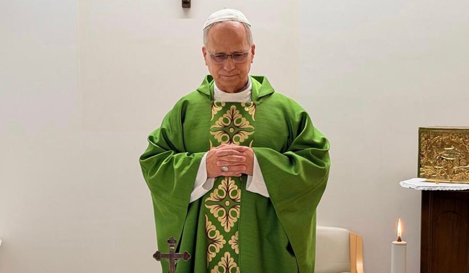 First photos of Pope Leo XIV published by the Vatican after lung surgery